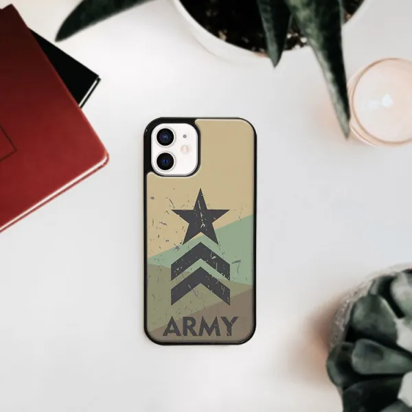 MY ART Ochranný obal pre Apple iPhone 12 mini ARMY (236)