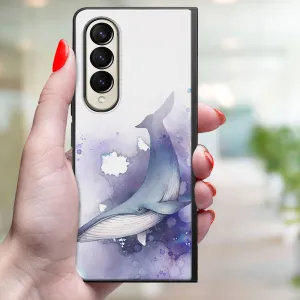 MY ART Ochranný kryt pre Samsung Galaxy Z Fold 3 5G WHALE (242)