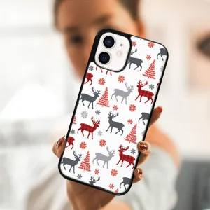 MY ART Obal s vianočným dizajnom Apple iPhone 12 mini DEER (068)