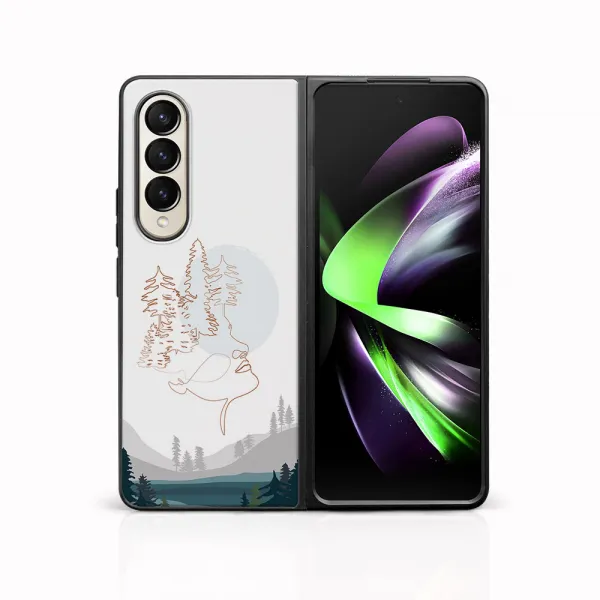 MY ART Ochranný kryt pre Samsung Galaxy Z Fold4 5G LAKE (192)