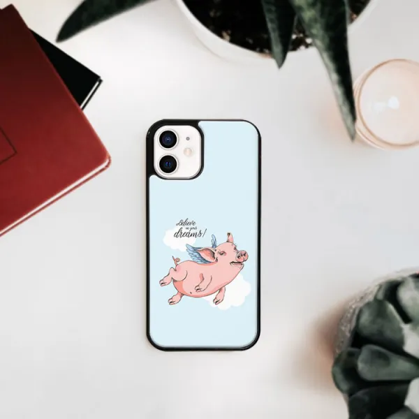 MY ART Ochranný obal pre Apple iPhone 12 mini PIG (186)