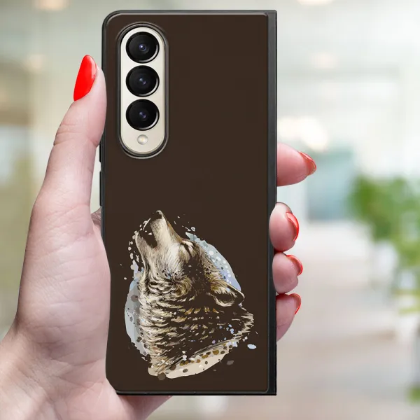 MY ART Ochranný kryt pre Samsung Galaxy Z Fold4 5G HOWL (244)