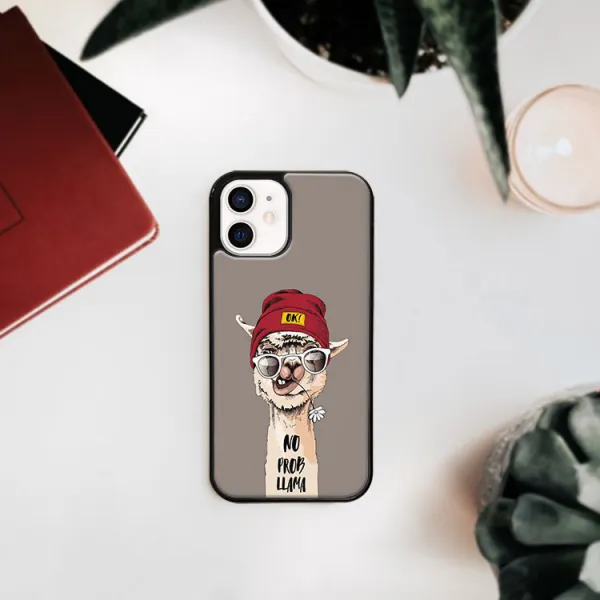 MY ART Ochranný obal pre Apple iPhone 12 mini PROBLLAMA (187)