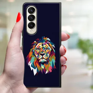 MY ART Ochranný kryt pre Samsung Galaxy Z Fold4 5G LION (246)