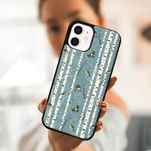 MY ART Obal s vianočným dizajnom Apple iPhone 12 mini BIRCH (072)