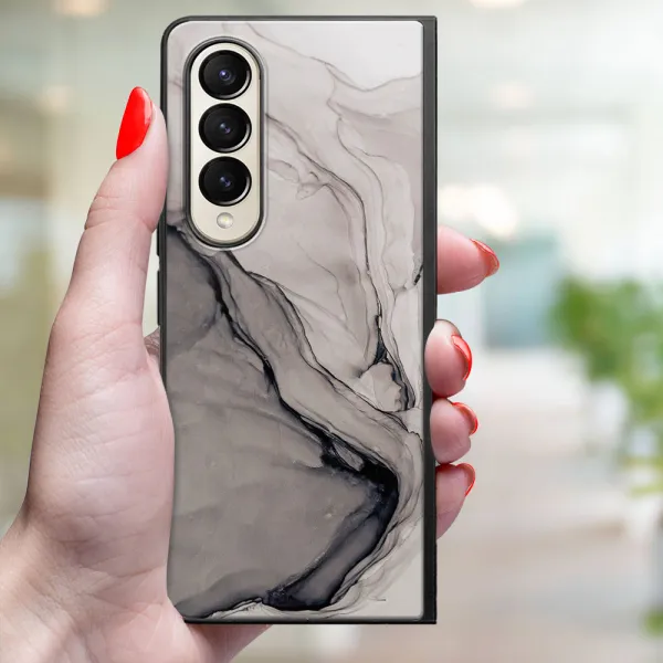 MY ART Ochranný kryt pre Samsung Galaxy Z Fold4 5G BLACK INK (146)