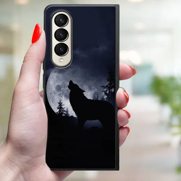 MY ART Ochranný kryt pre Samsung Galaxy Z Fold4 5G WOLF (247)