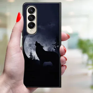 MY ART Ochranný kryt pre Samsung Galaxy Z Fold4 5G WOLF (247)