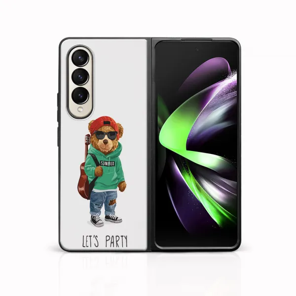 MY ART Ochranný kryt pre Samsung Galaxy Z Fold4 5G BEAR (177)
