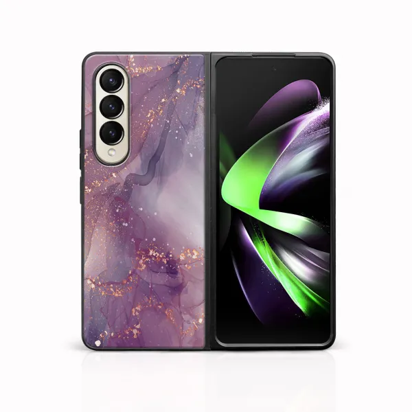 MY ART Ochranný kryt pre Samsung Galaxy Z Fold 3 5G PURPLE (148)