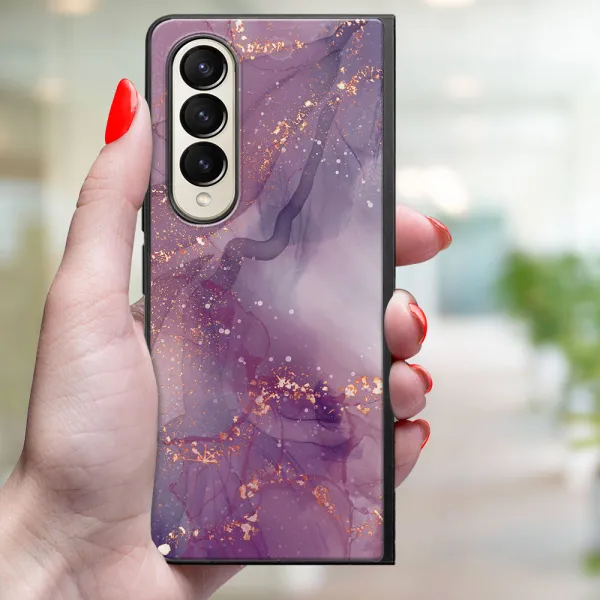 MY ART Ochranný kryt pre Samsung Galaxy Z Fold 3 5G PURPLE (148)