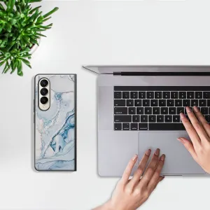 MY ART Ochranný kryt pre Samsung Galaxy Z Fold4 5G LIGHT BLUE (149)