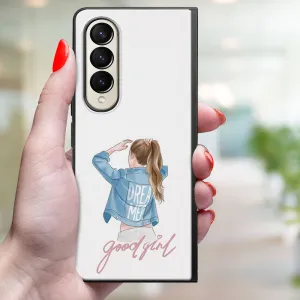 MY ART Ochranný kryt pre Samsung Galaxy Z Fold4 5G GOOD GIRL (130)