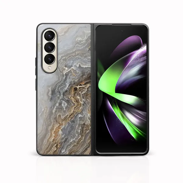 MY ART Ochranný kryt pre Samsung Galaxy Z Fold4 5G BEIGE (151)