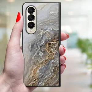 MY ART Ochranný kryt pre Samsung Galaxy Z Fold4 5G BEIGE (151)