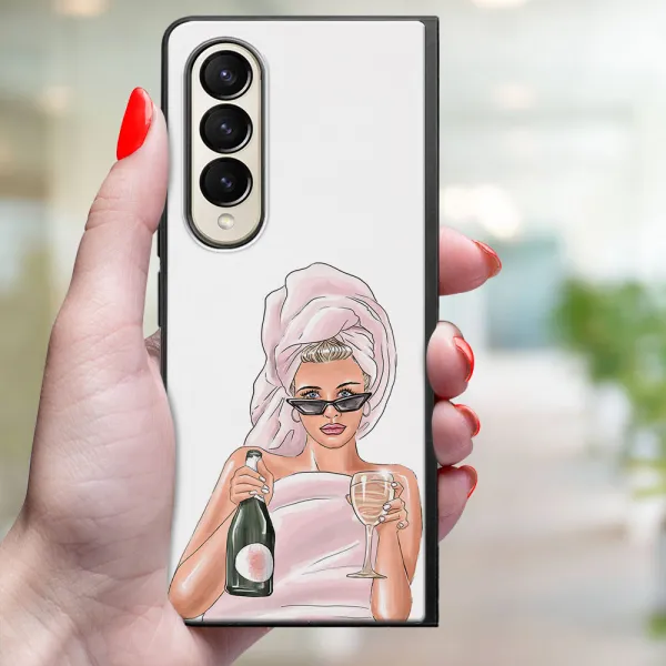 MY ART Ochranný kryt pre Samsung Galaxy Z Fold4 5G CHAMPAGNE (134)