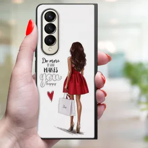 MY ART Ochranný kryt pre Samsung Galaxy Z Fold4 5G RED DRESS (137)