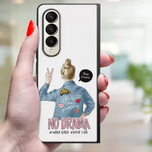 MY ART Ochranný kryt pre Samsung Galaxy Z Fold4 5G NO DRAMA (138)