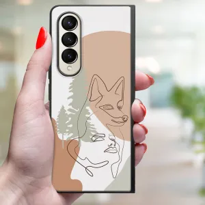 MY ART Ochranný kryt pre Samsung Galaxy Z Fold4 5G FOX (191)