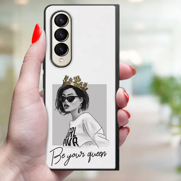 MY ART Ochranný kryt pre Samsung Galaxy Z Fold4 5G QUEEN (139)