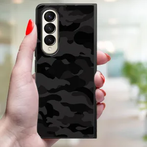 MY ART Ochranný kryt pre Samsung Galaxy Z Fold4 5G BLACK CAMO (234)
