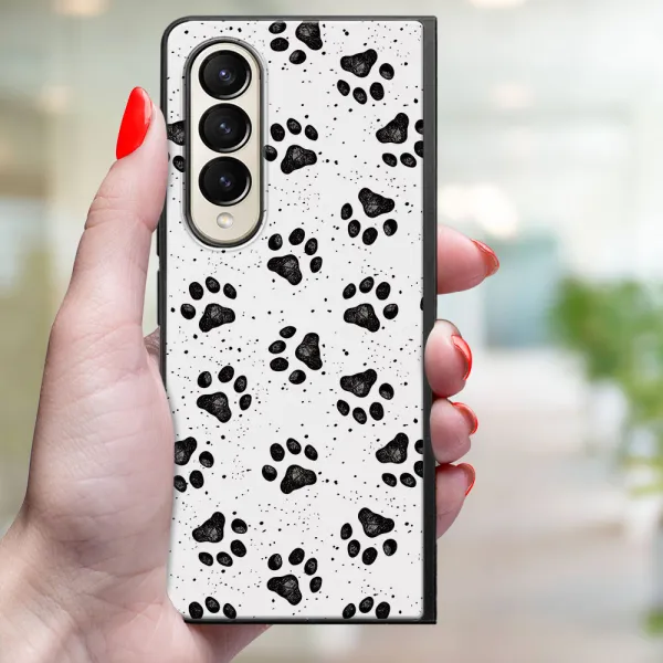 MY ART Ochranný kryt pre Samsung Galaxy Z Fold4 5G PAWS (185)