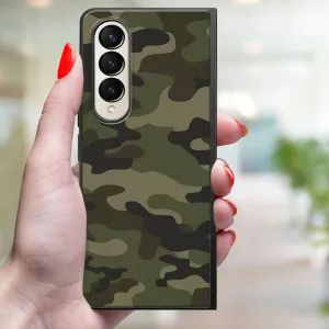 MY ART Ochranný kryt pre Samsung Galaxy Z Fold4 5G GREEN CAMO (235)