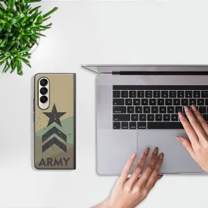 MY ART Ochranný kryt pre Samsung Galaxy Z Fold4 5G ARMY (236)