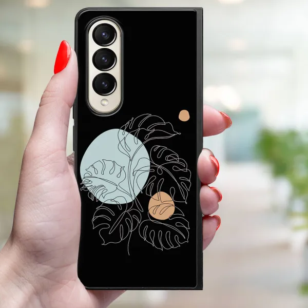 MY ART Ochranný kryt pre Samsung Galaxy Z Fold4 5G MONSTERA (194)