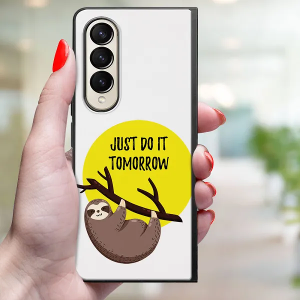 MY ART Ochranný kryt pre Samsung Galaxy Z Fold4 5G SLOTH (188)