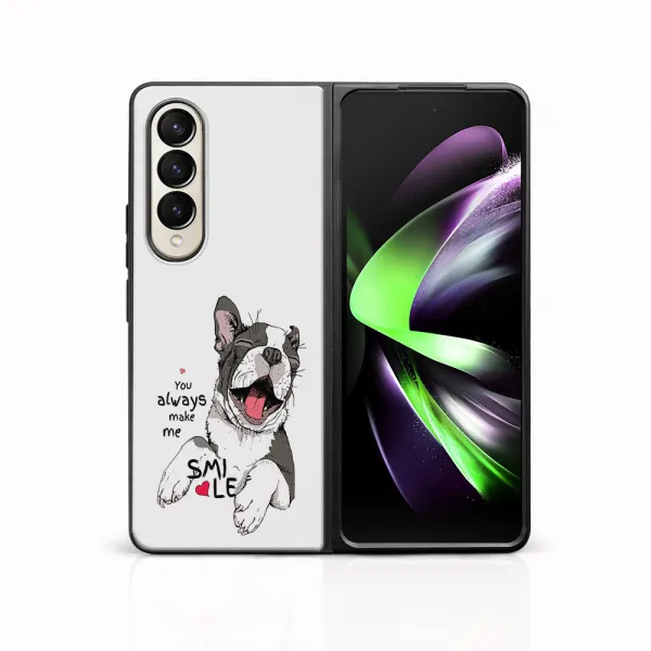 MY ART Ochranný kryt pre Samsung Galaxy Z Fold4 5G SMILE (189)