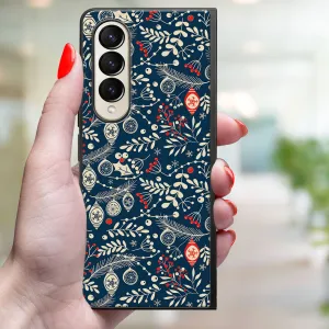 MY ART Kryt s vianočným dizajnom Samsung Galaxy Z Fold4 5G MISTLETOE (070)
