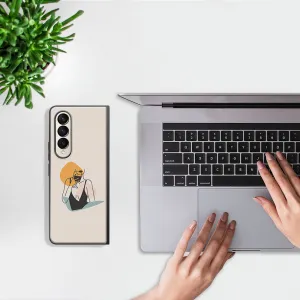 MY ART Ochranný kryt pre Samsung Galaxy Z Fold4 5G WOMAN (197)