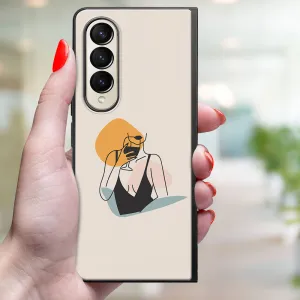 MY ART Ochranný kryt pre Samsung Galaxy Z Fold4 5G WOMAN (197)