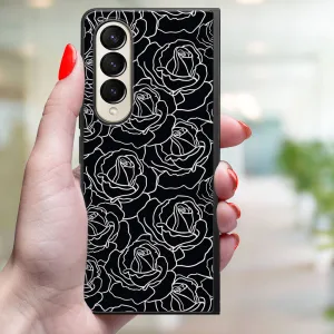 MY ART Ochranný kryt pre Samsung Galaxy Z Fold4 5G ROSES (172)