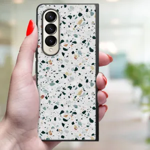 MY ART Ochranný kryt pre Samsung Galaxy Z Fold4 5G GREY TERRAZZO (163)