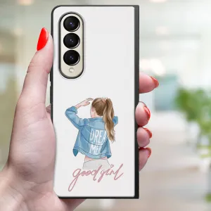 MY ART Ochranný kryt pre Samsung Galaxy Z Fold 3 5G GOOD GIRL (130)