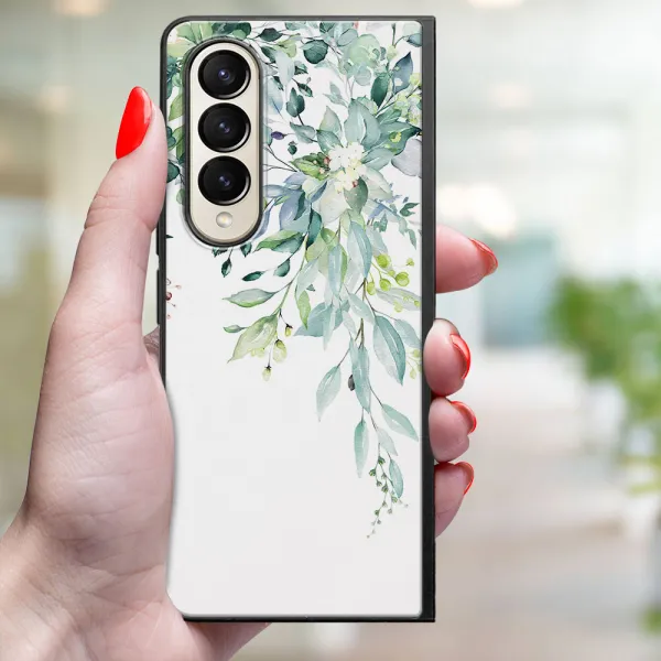 MY ART Ochranný kryt pre Samsung Galaxy Z Fold4 5G GREENERY (155)