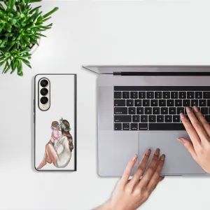 MY ART Ochranný kryt pre Samsung Galaxy Z Fold4 5G BABY GIRL (111)