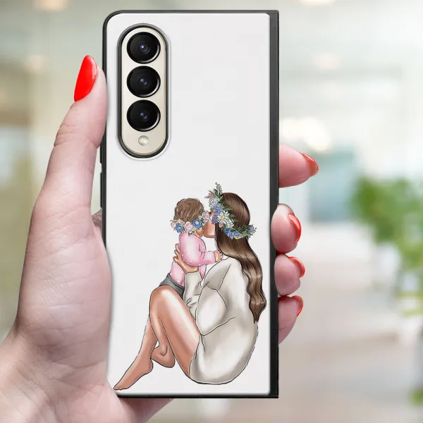 MY ART Ochranný kryt pre Samsung Galaxy Z Fold4 5G BABY GIRL (111)