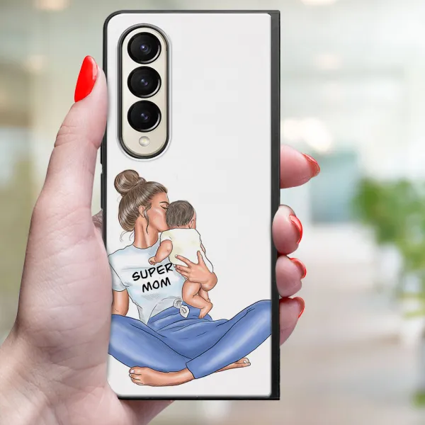 MY ART Ochranný kryt pre Samsung Galaxy Z Fold4 5G SUPERMOM (112)