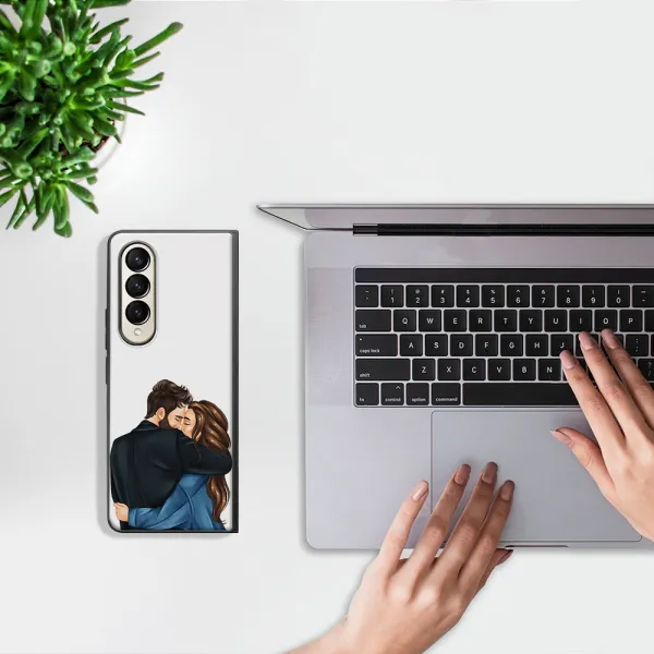 MY ART Ochranný kryt pre Samsung Galaxy Z Fold 3 5G COUPLE (117)