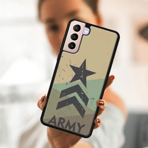 MY ART Ochranný kryt pre Samsung Galaxy S22 5G ARMY (236)