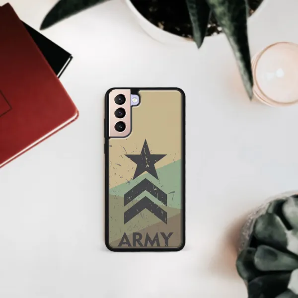 MY ART Ochranný kryt pre Samsung Galaxy S22 5G ARMY (236)