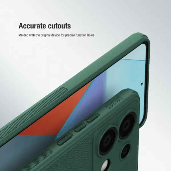 NILLKIN FROSTED Ochranný kryt pre Xiaomi Redmi Note 13 Pro 5G / Poco X6 5G čierny