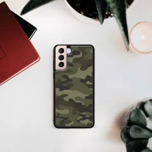 MY ART Ochranný kryt pre Samsung Galaxy S22 5G GREEN CAMO (235)