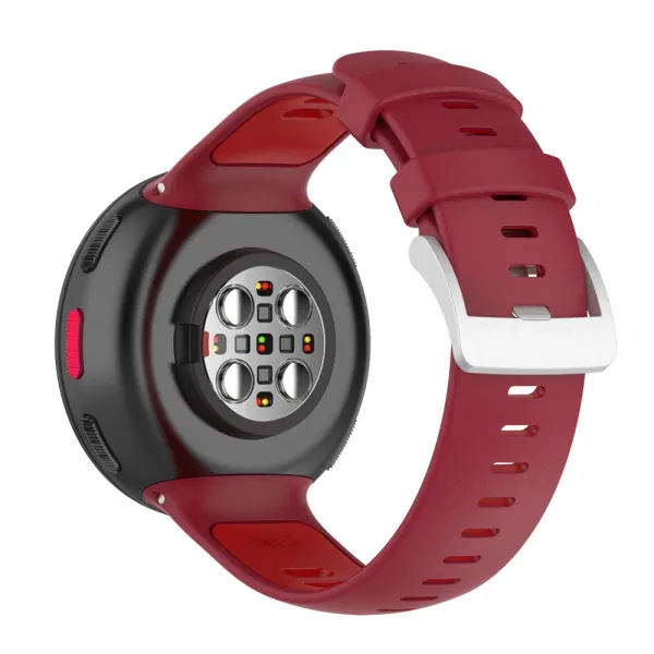 SPORTY Vymeniteľný silikónový remienok Polar Vantage V2 červený