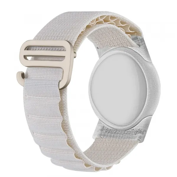 NYLON Remienok s obalom pre Apple AirTag STARLIGHT