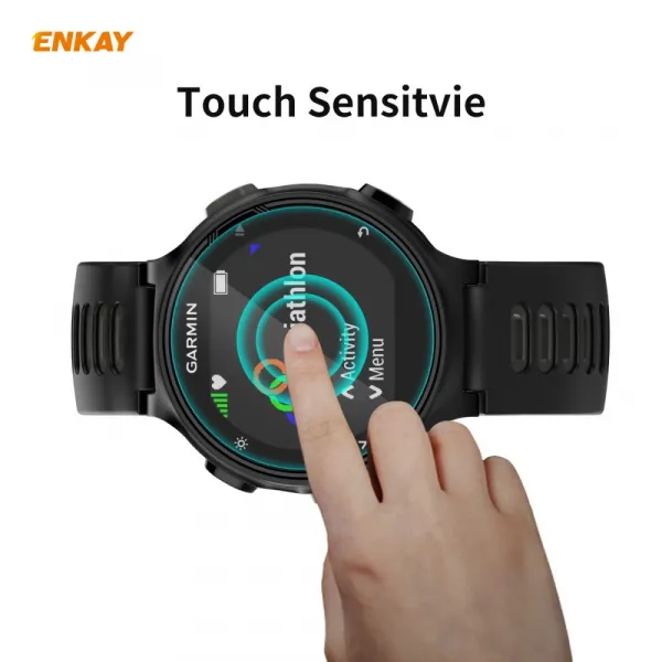 ENKAY Tvrdené sklo pre hodinky Garmin Forerunner 735 / 735XT