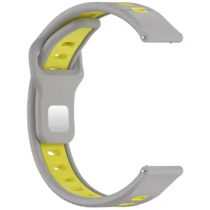 SPORTY Vymeniteľný silikónový remienok Garmin Vivoactive 5 / Vivoactive 6 žlto-šedý